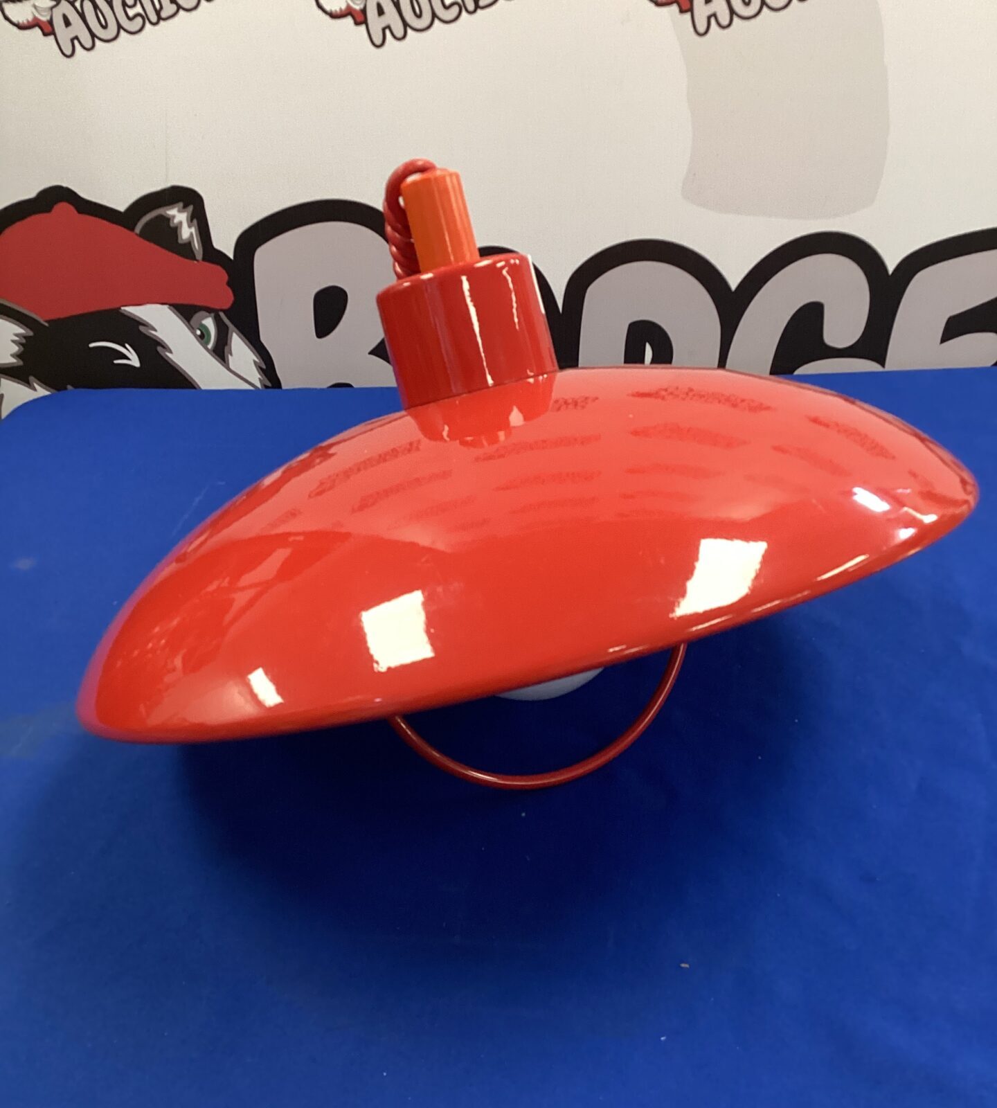 rolly red ceiling lamp