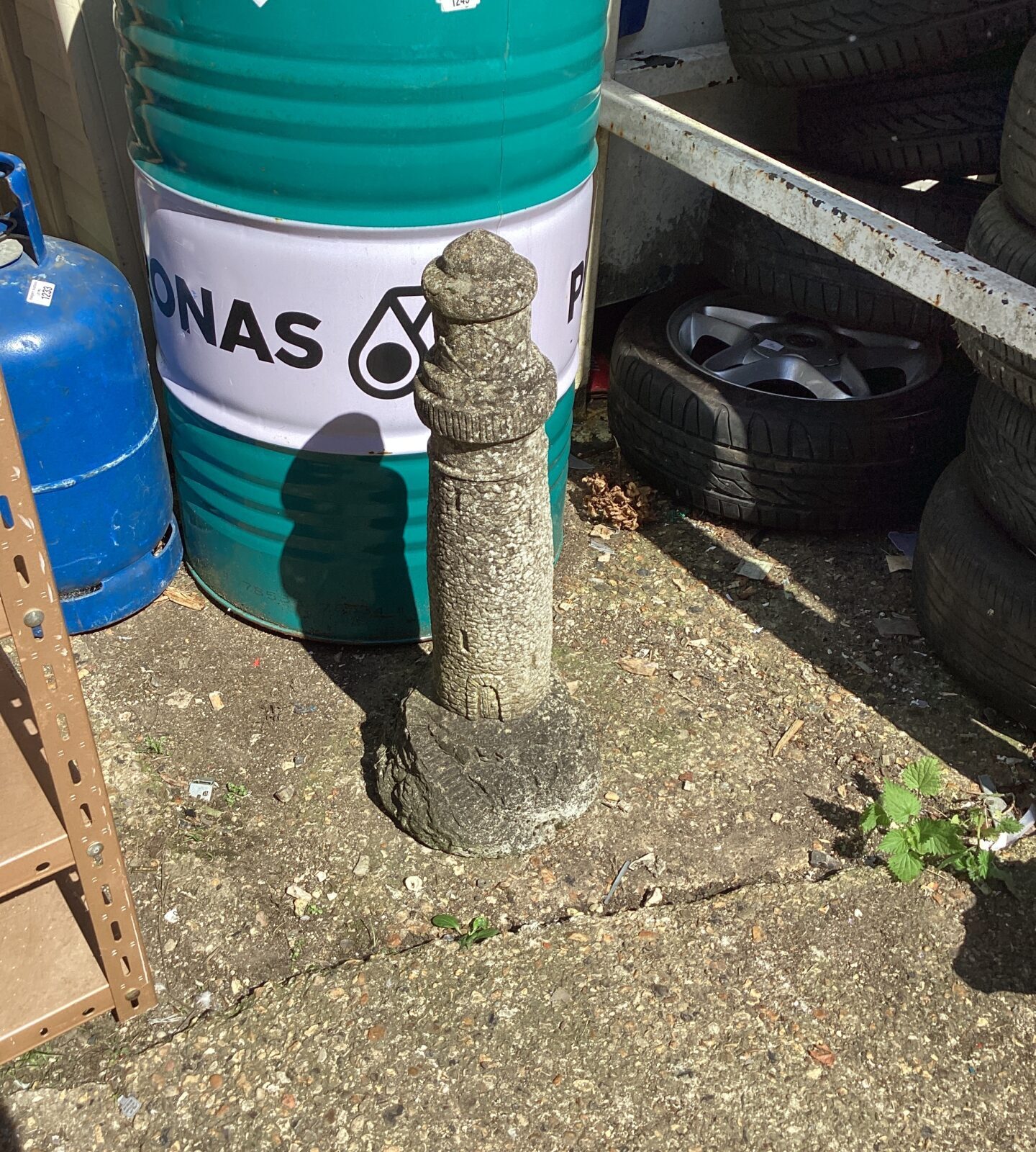 Lighthouse garden ornament