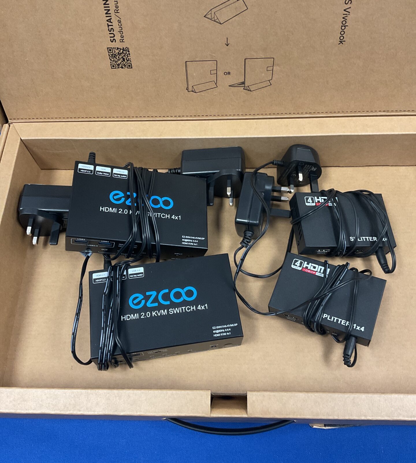 Ezcoo hdmi 2.0 kvm switches & splitters