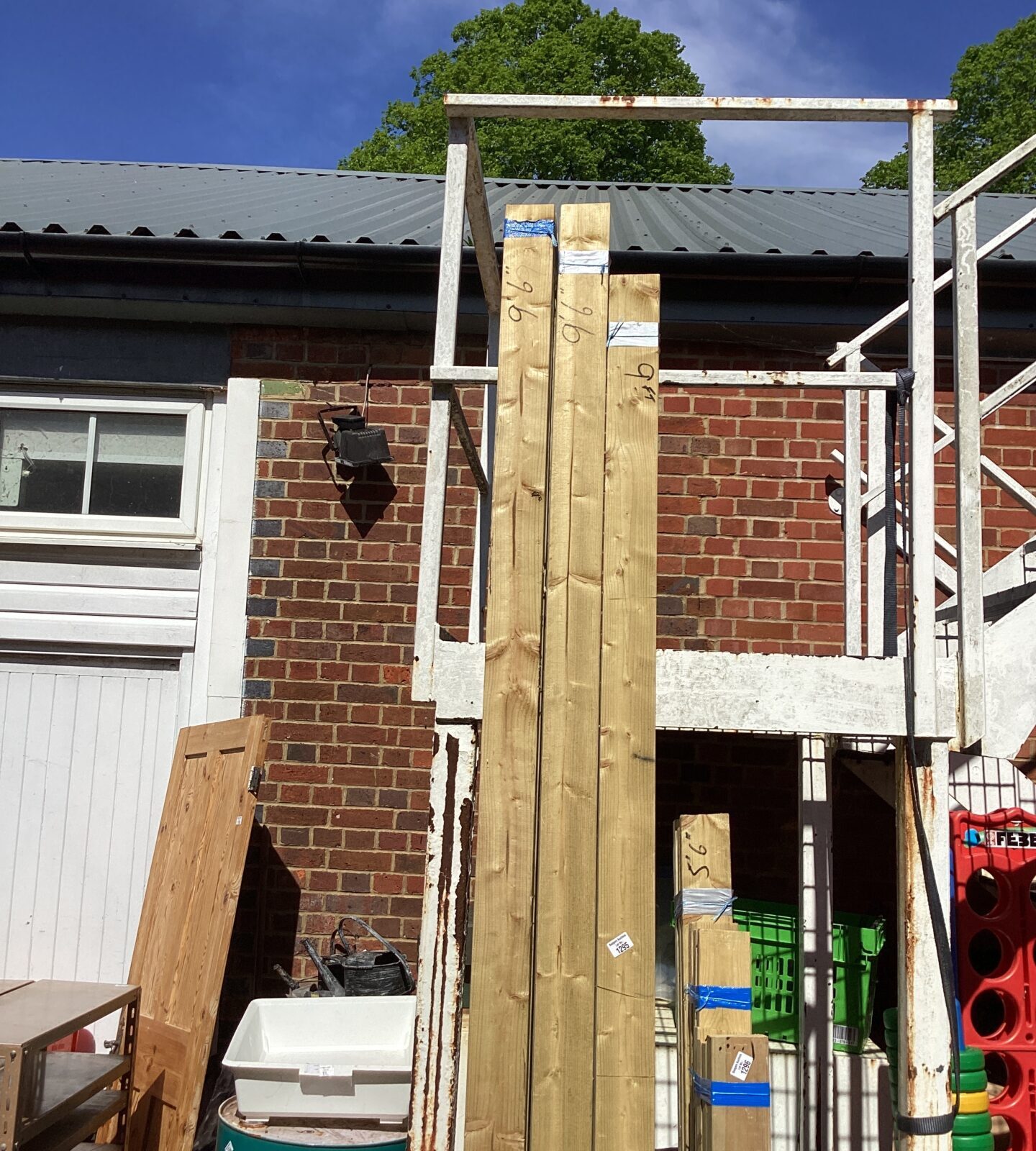 Three bundles of 9’6” Timber