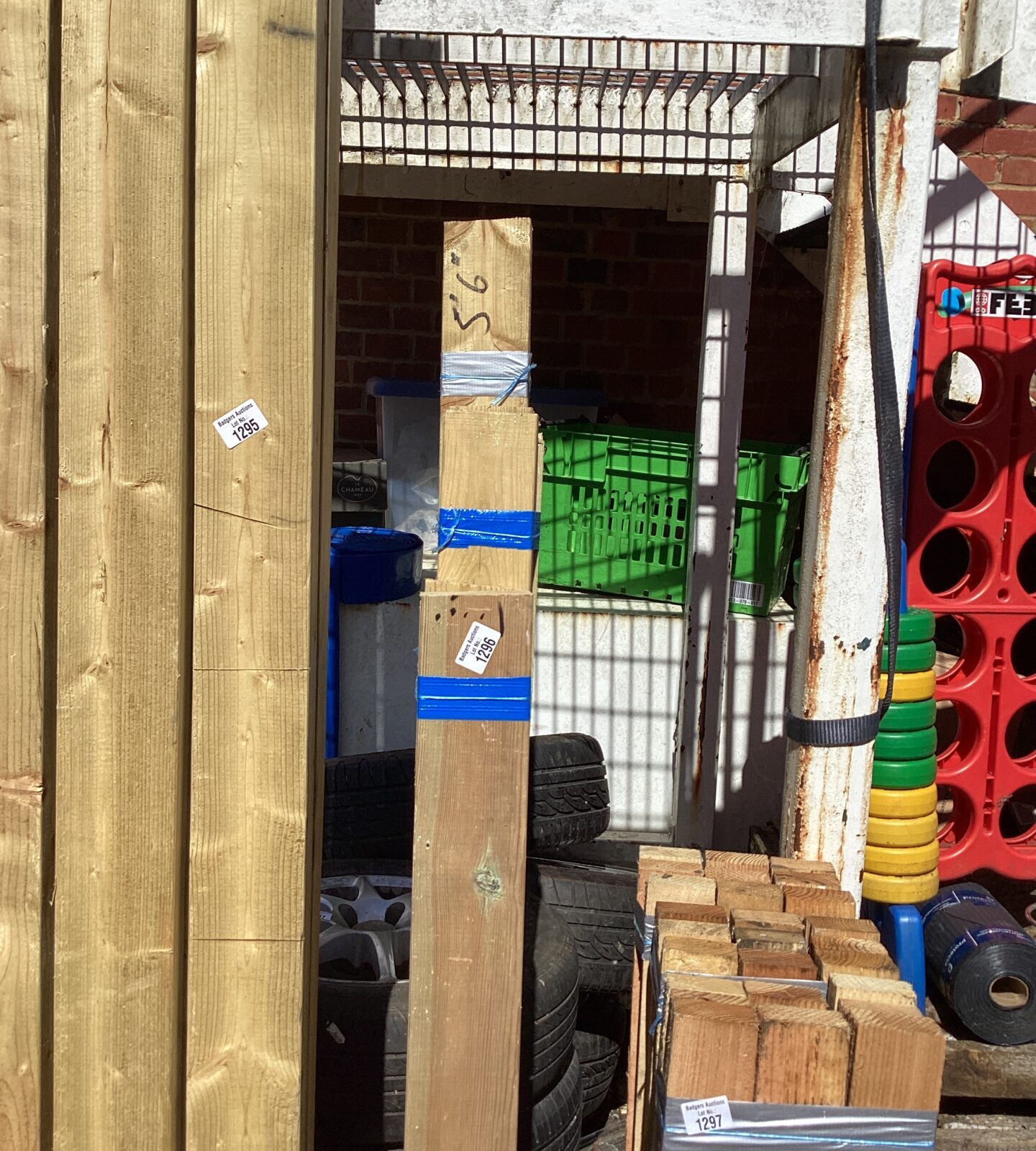 Three bundles of timber 5’6”