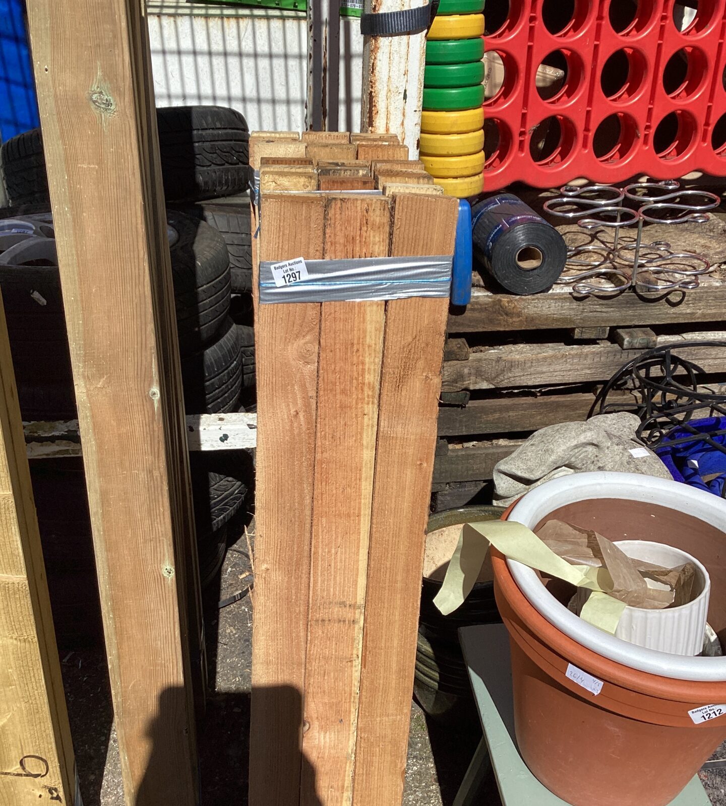 Three bundles of 4’ Timber