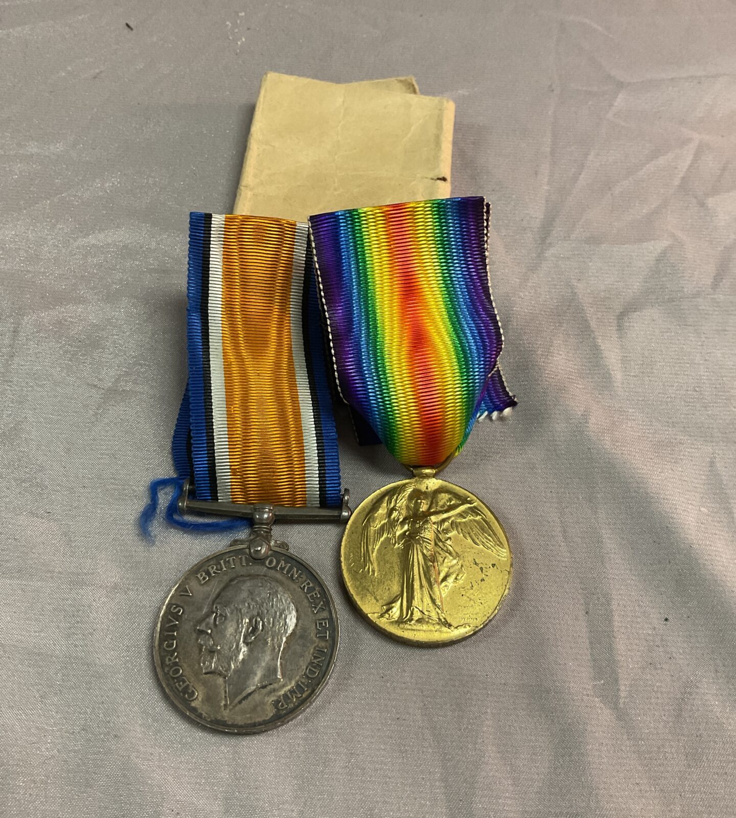 Two WW1 Medals war medal and victory medal