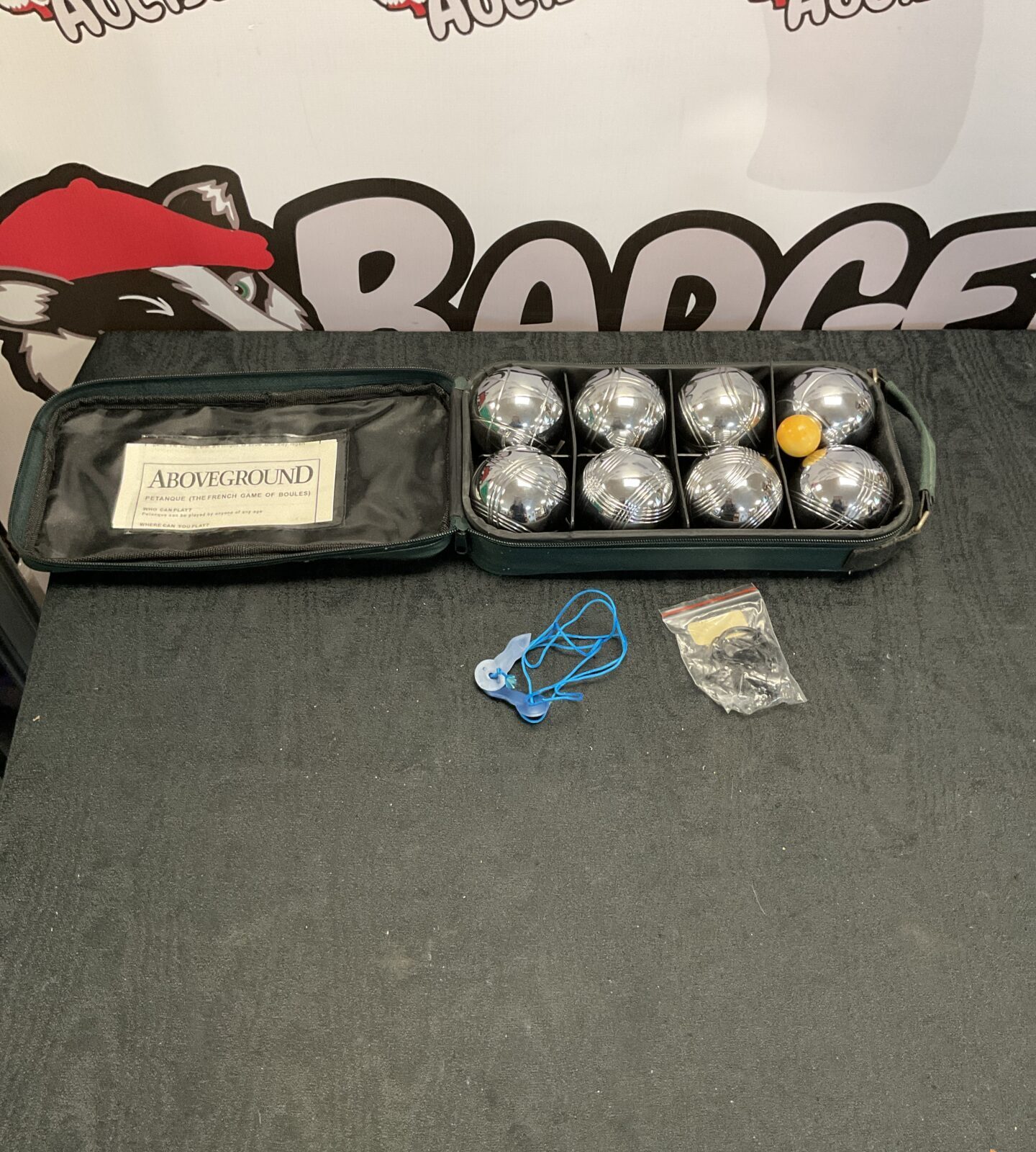 Set of aboveground boules