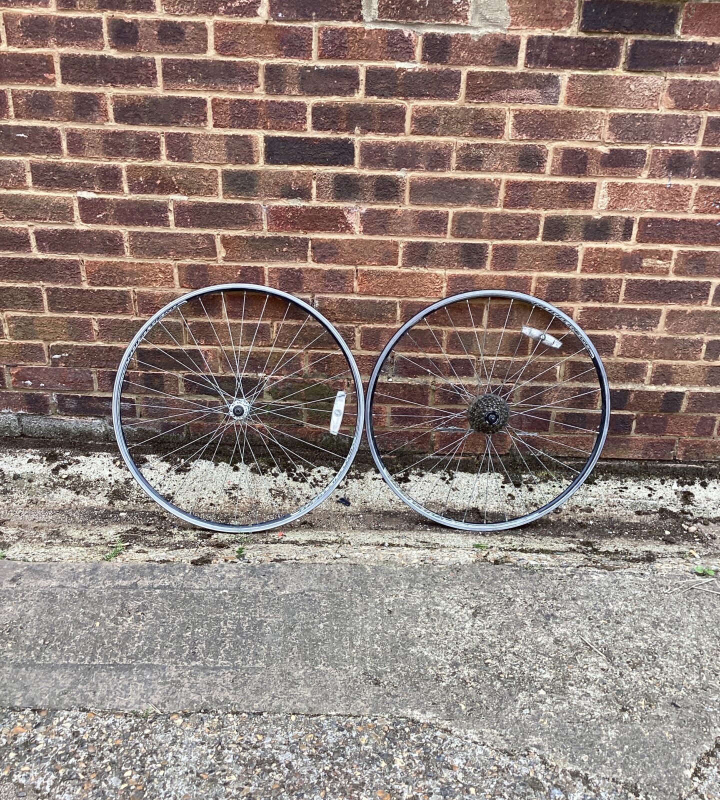 Set of Road Areo Bike wheels