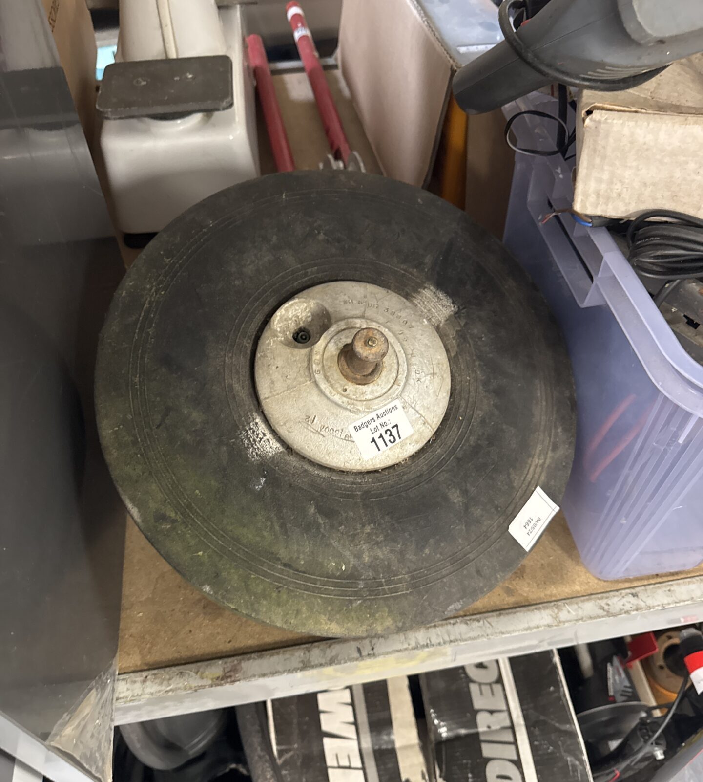 Harrier jump jet front wheel