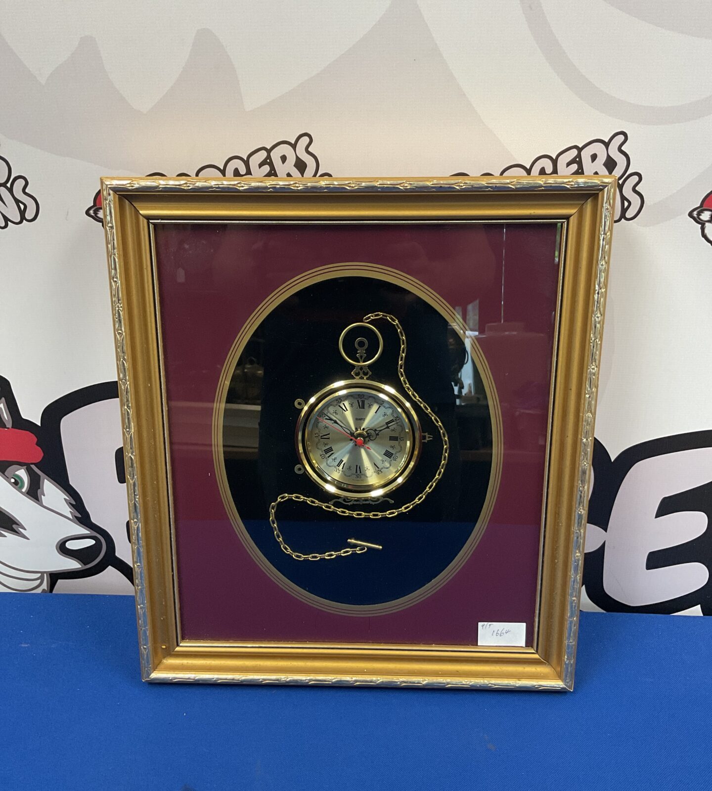 Ken broardbent Framed quartz wall clock