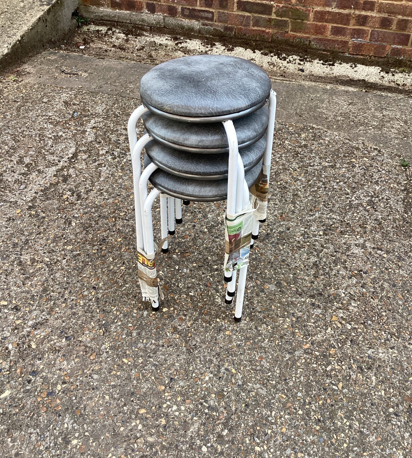 Four stacking stools