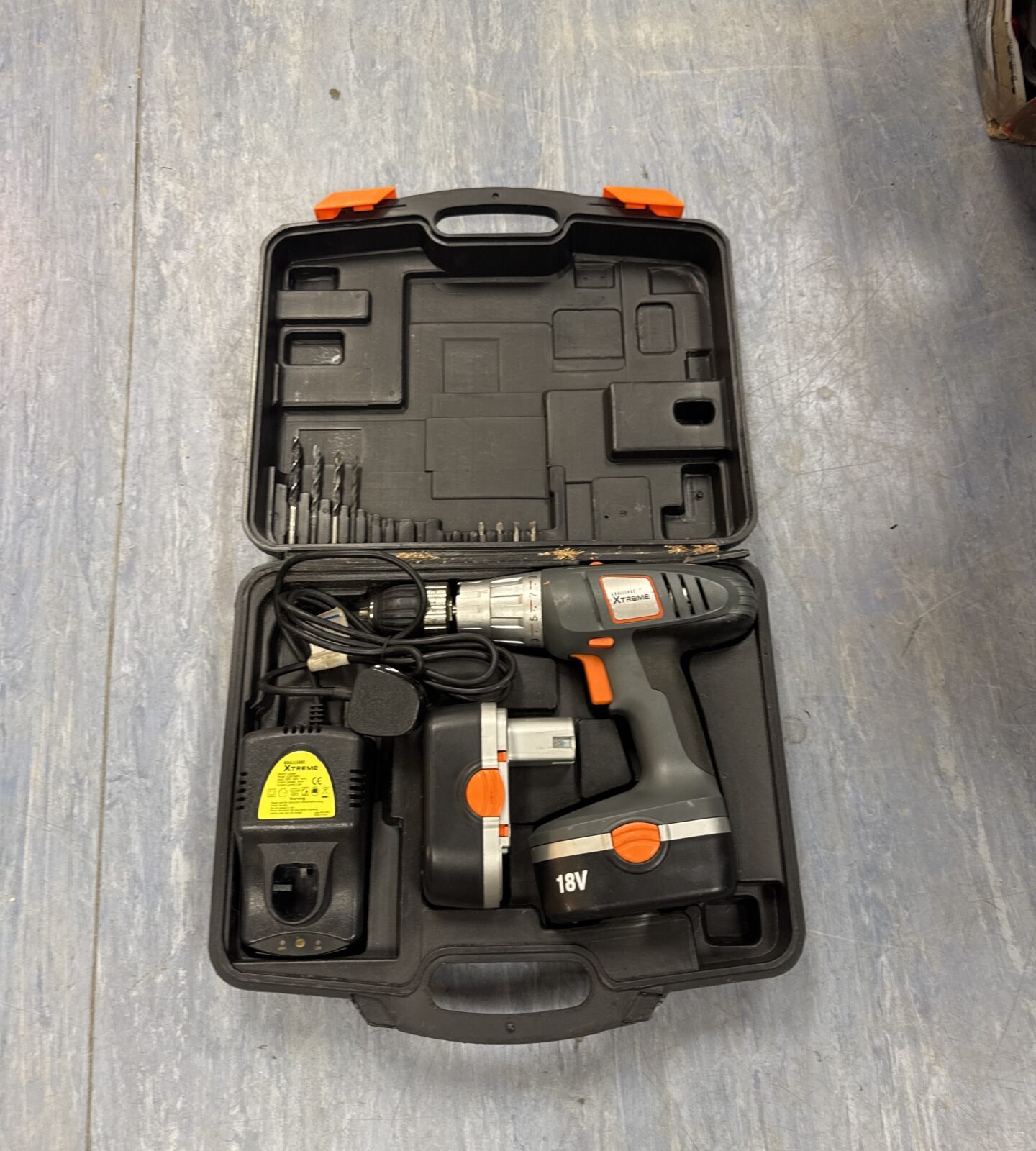 Challenge xtreme cordless drill - untested, battery flat