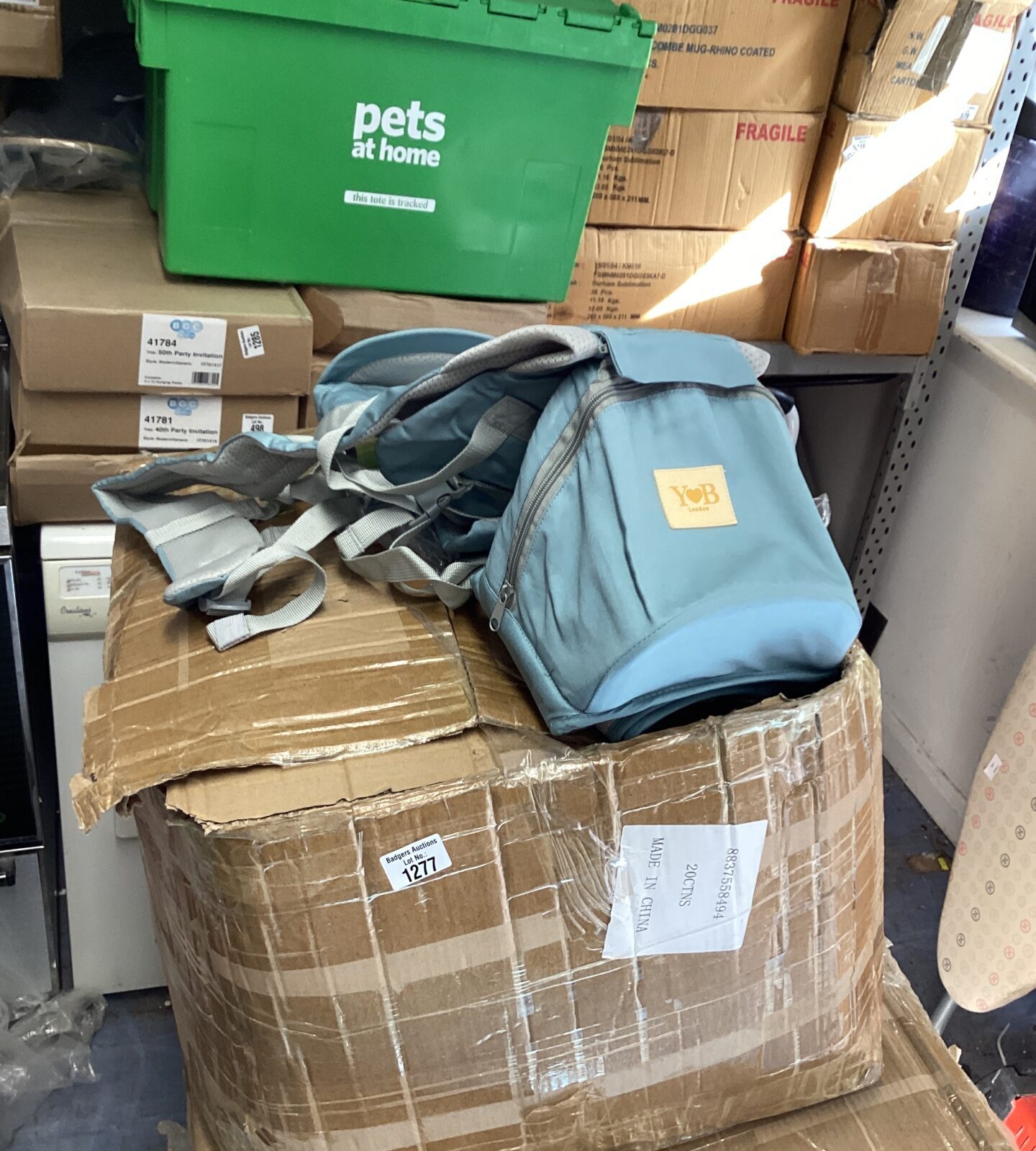 Three boxes of YB Baby Carrier harnesses