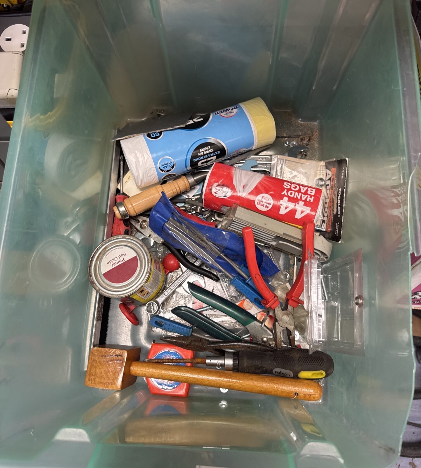Assortment of shed clearance tools
