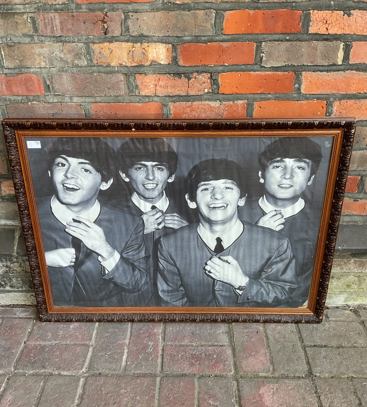 Large the Beatles framed photographic print