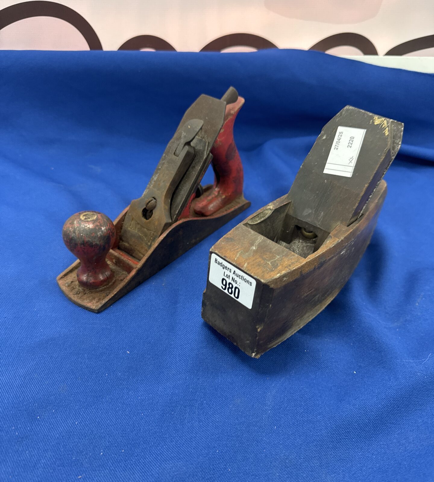 Two vintage wood planes inc acorn