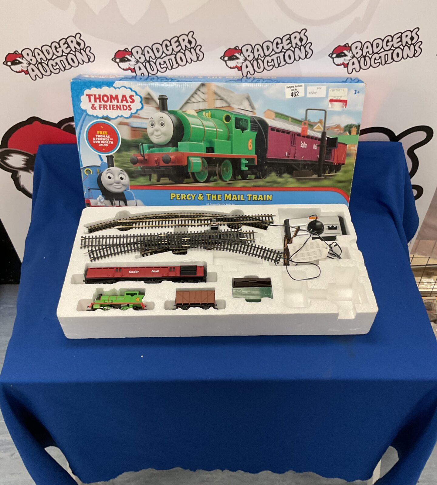 Hornby thomas the tank engine percy and the mail train train track set