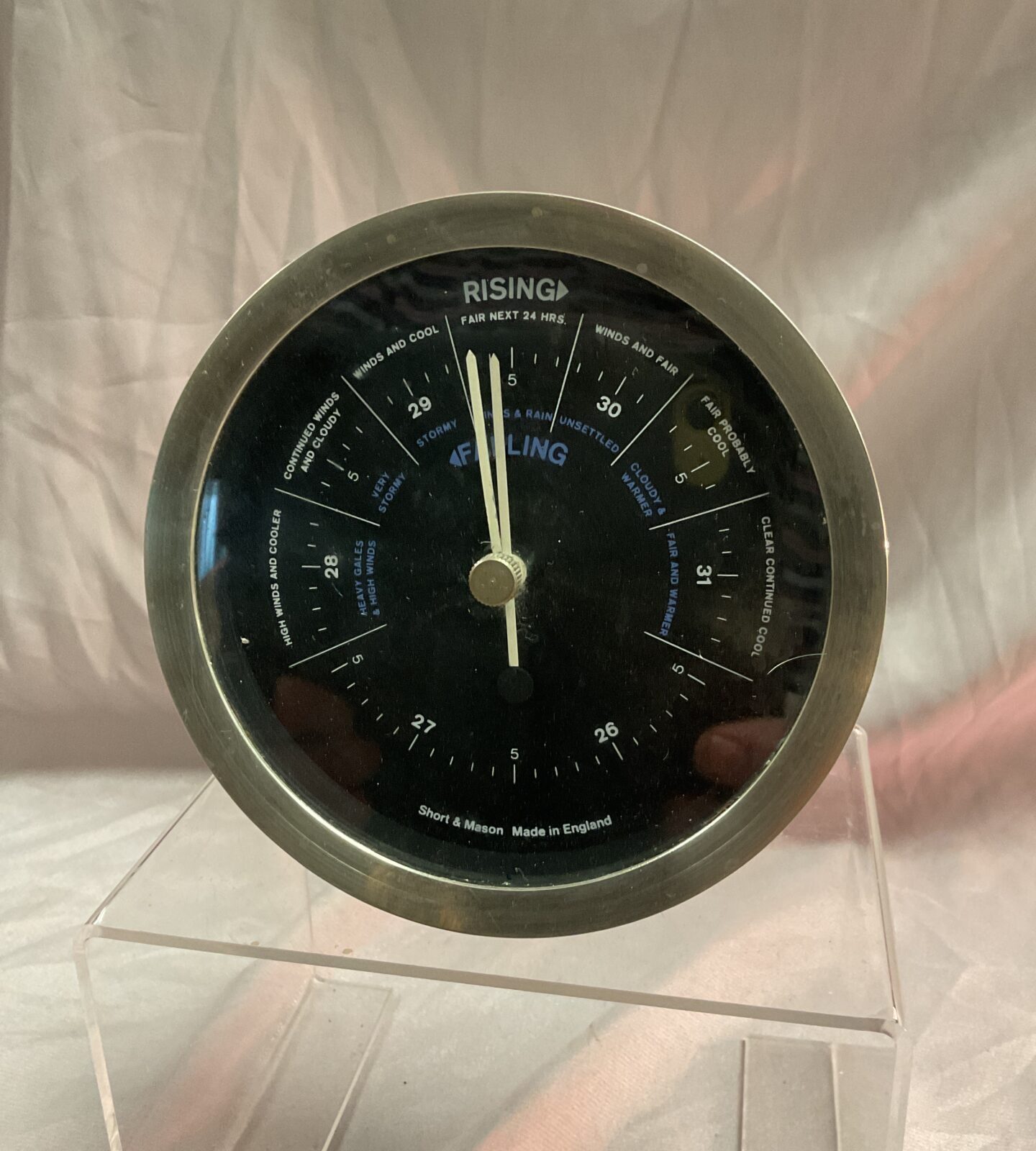 Short and mason 5” desk barometer