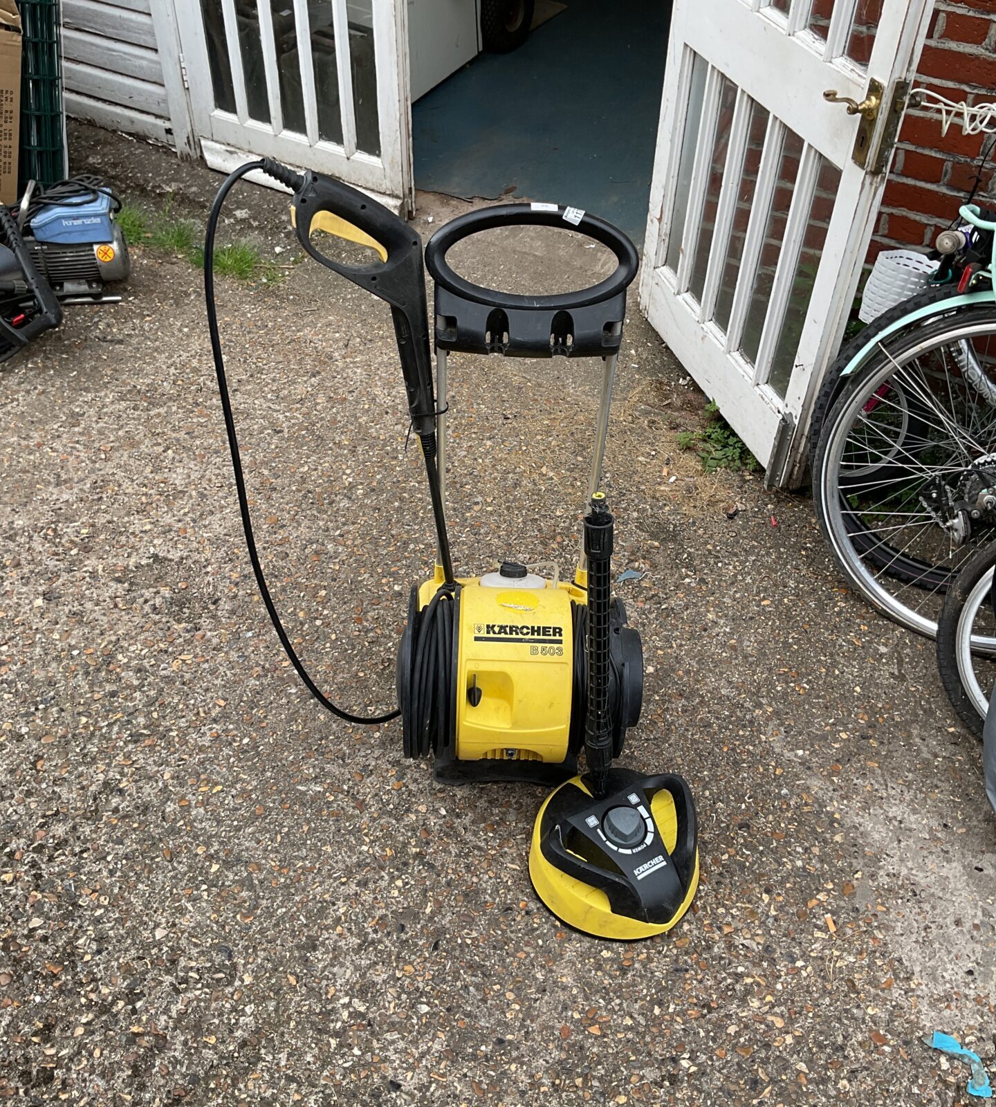Karcher B 503 pressure washer untested with attachment