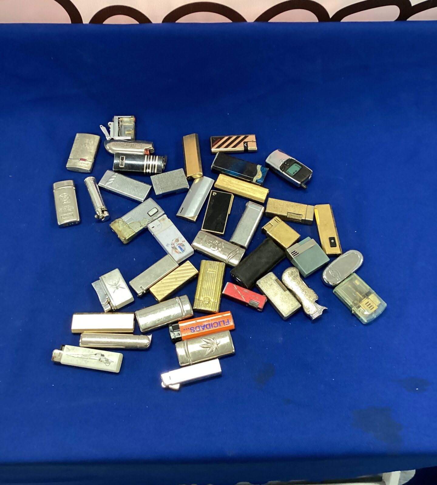 Box of vintage & retro lighters
