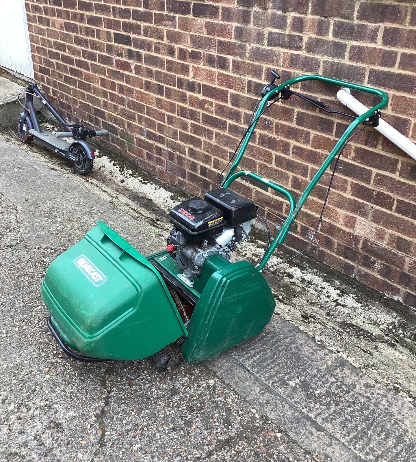 Qualcast petrol lawn mower