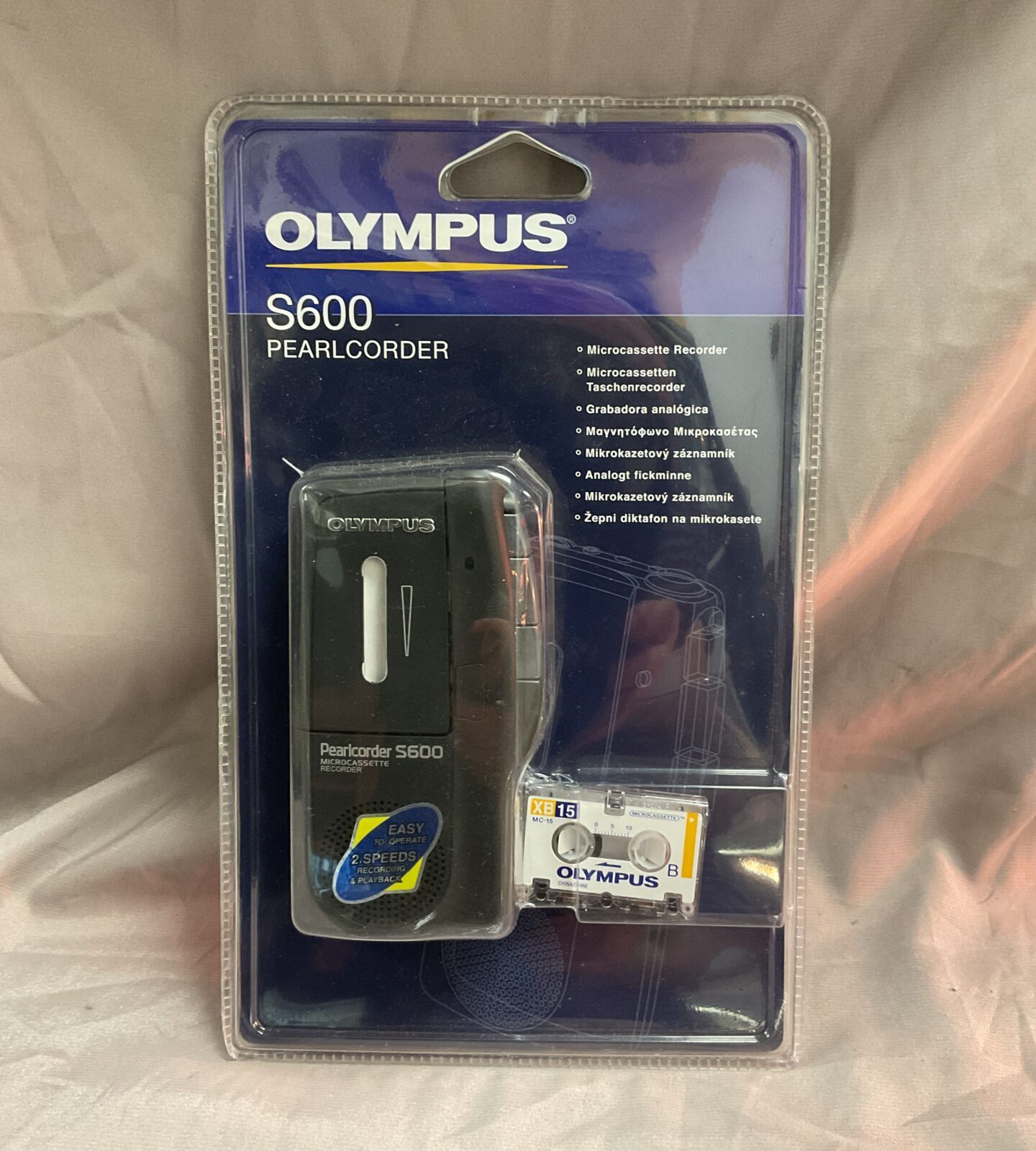New Olympus s600 Pearlcorder microcassette recorder