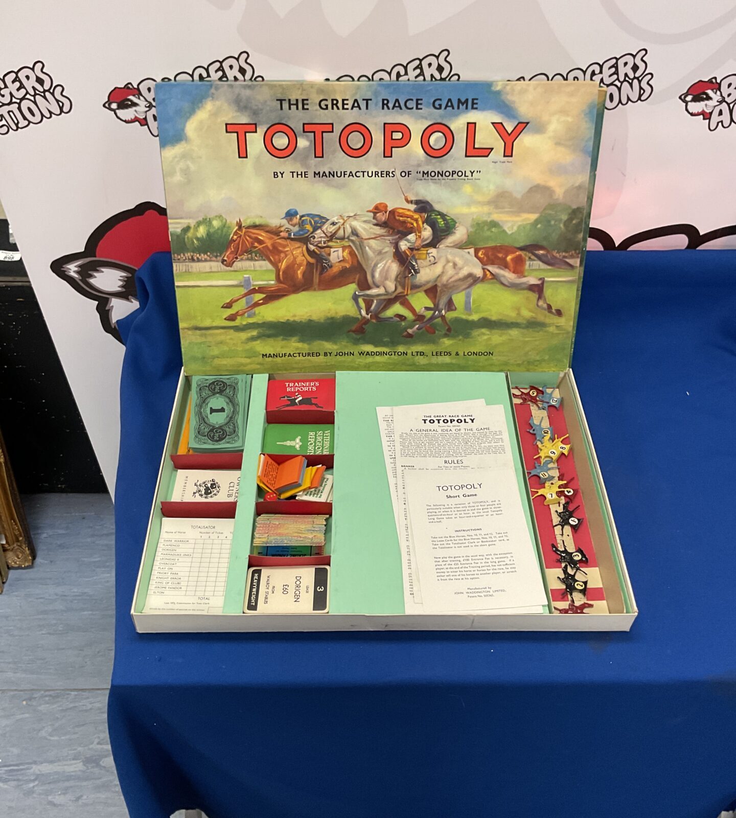 Vintage Totopoly board game