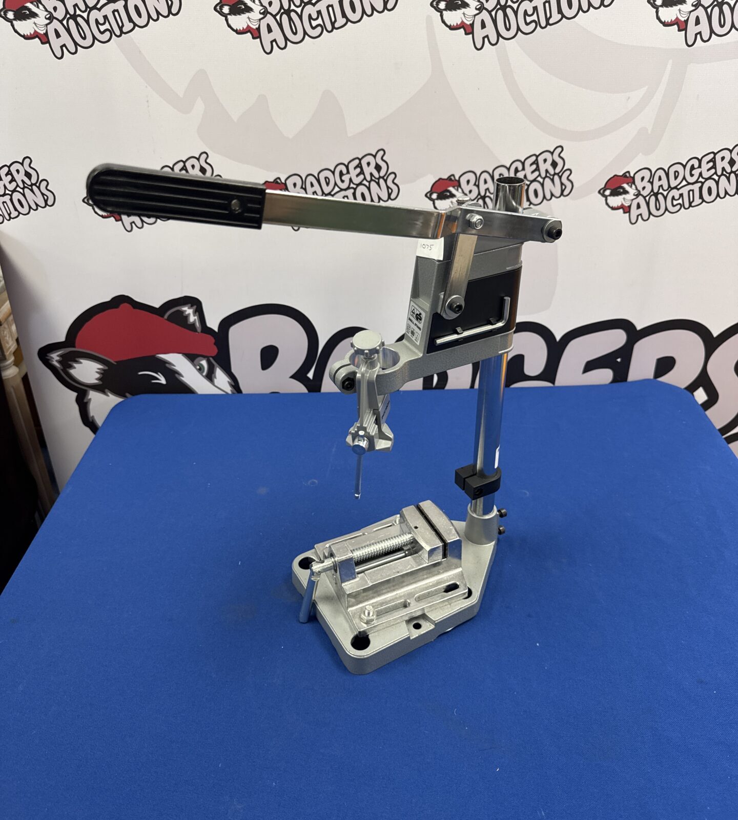 Workzone drill stand with clamps