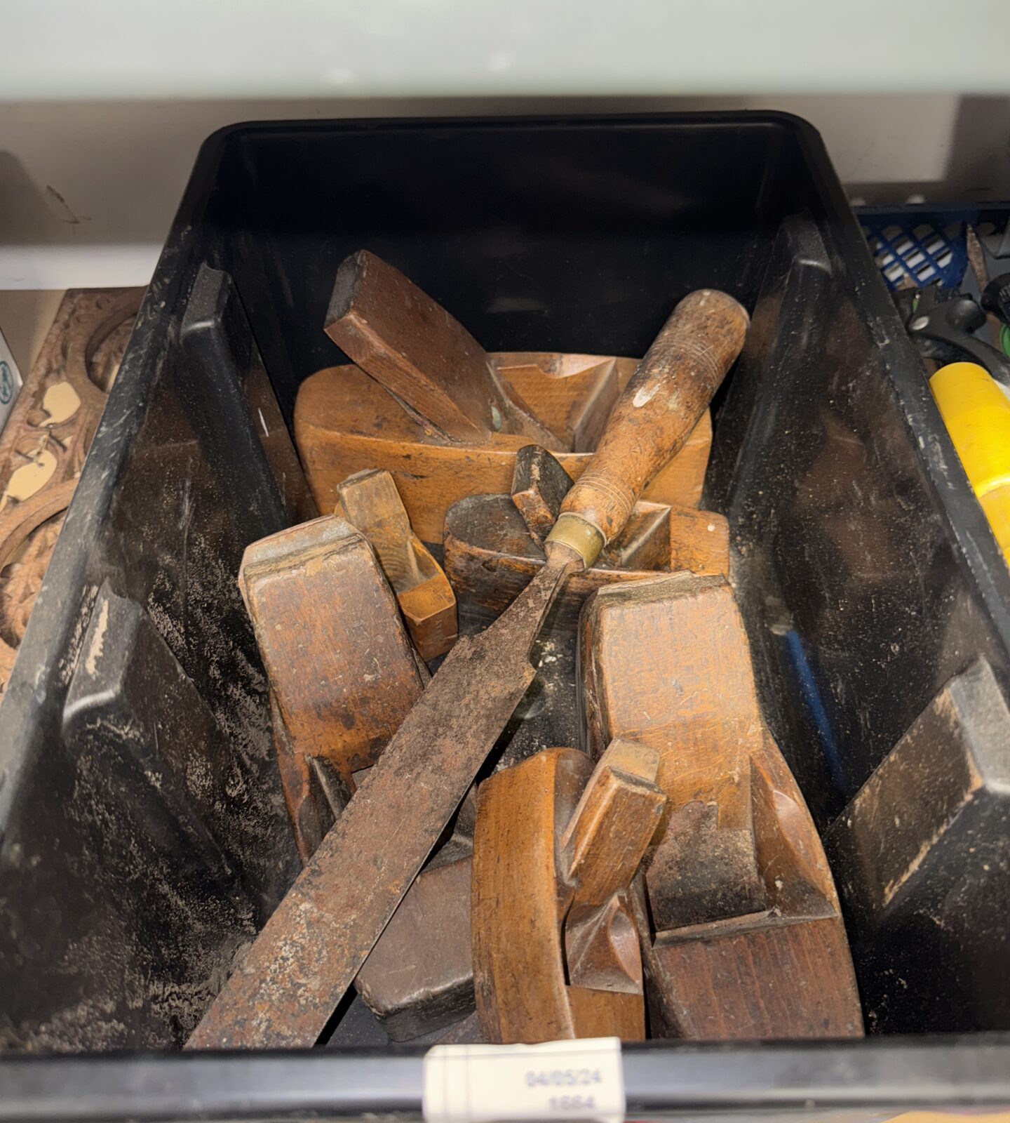 Selection of vintage wood workers tools