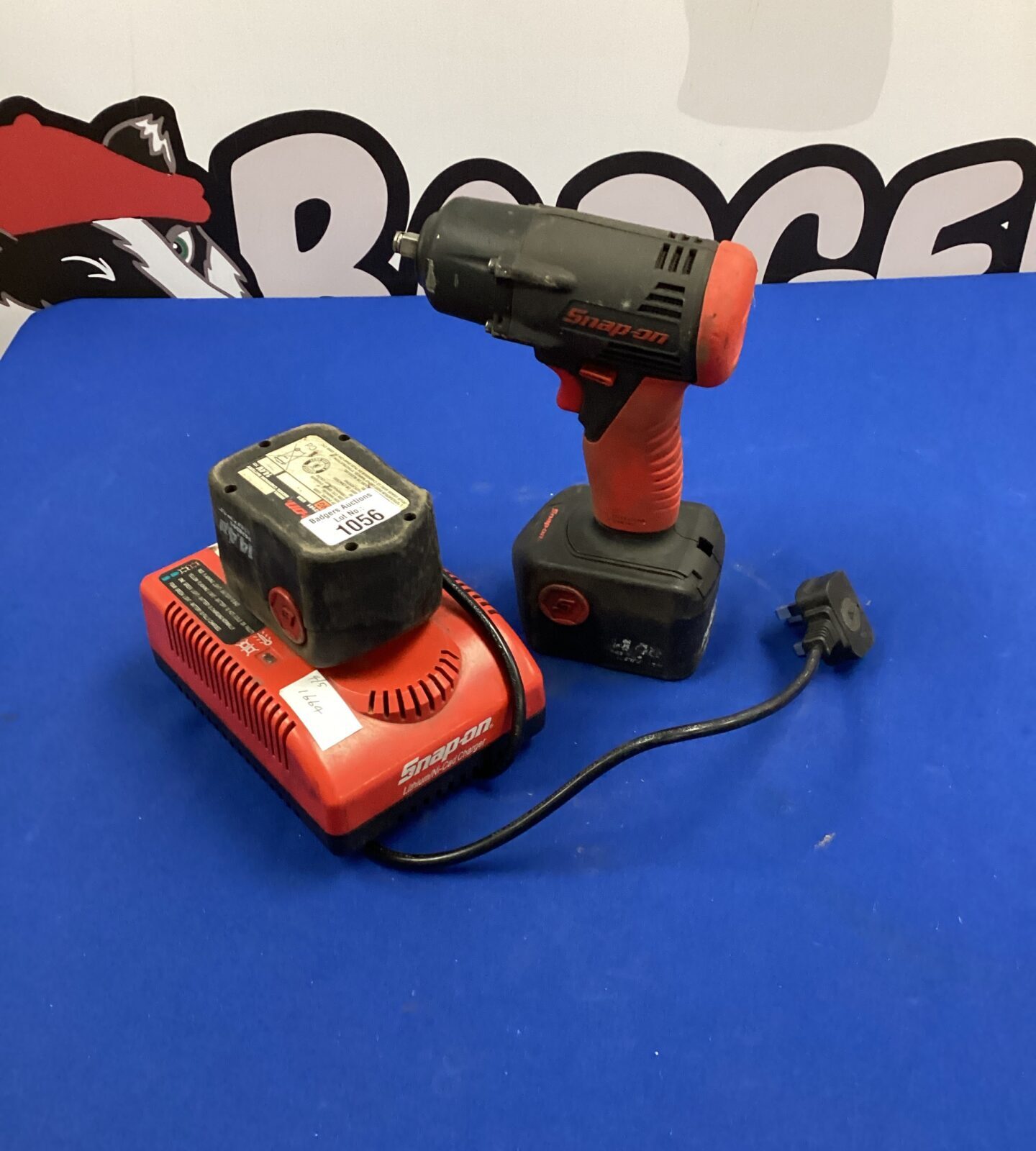 Snap on cordless drill tested & working with batteries & charger