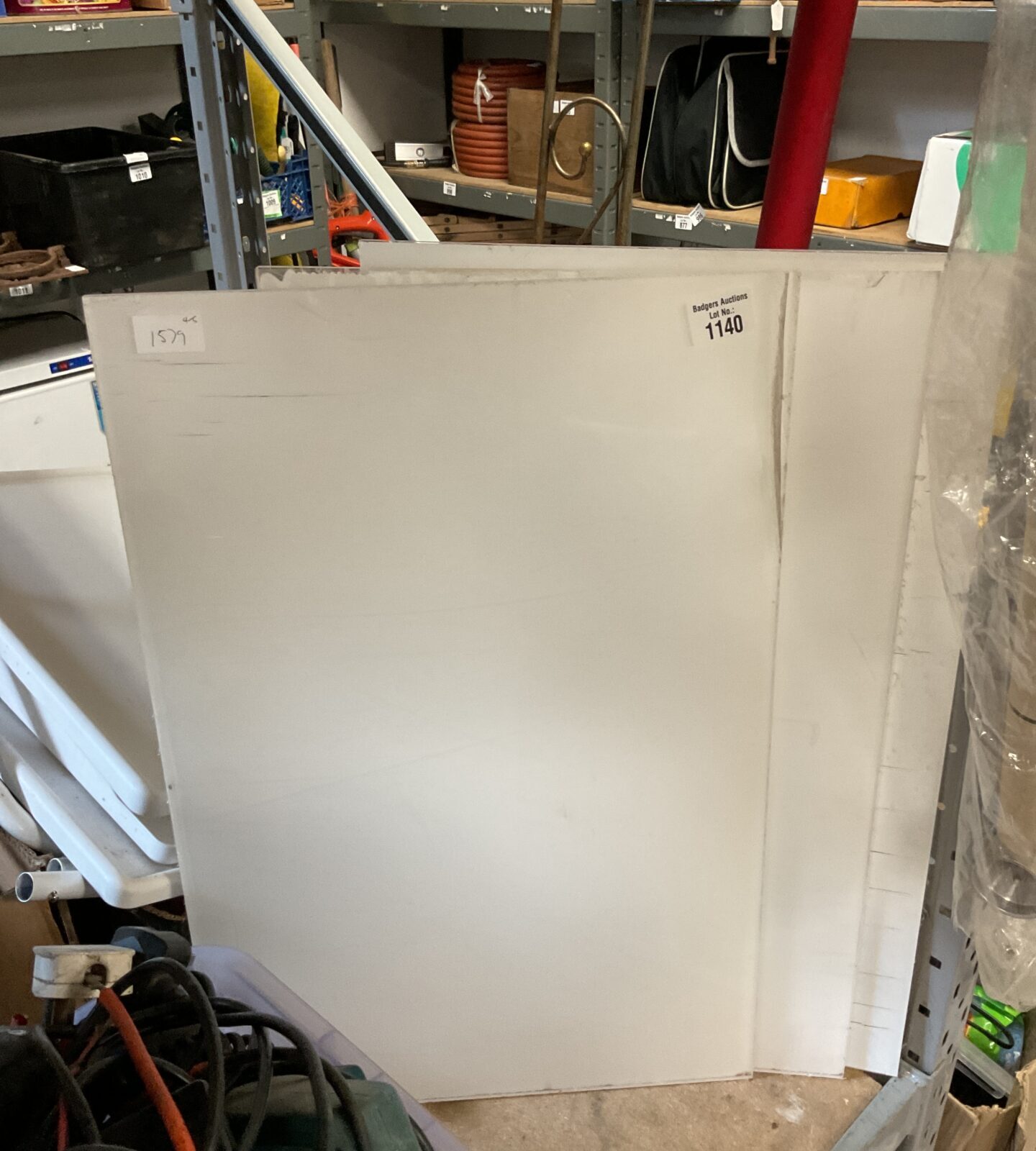 Three sheets of acrylic