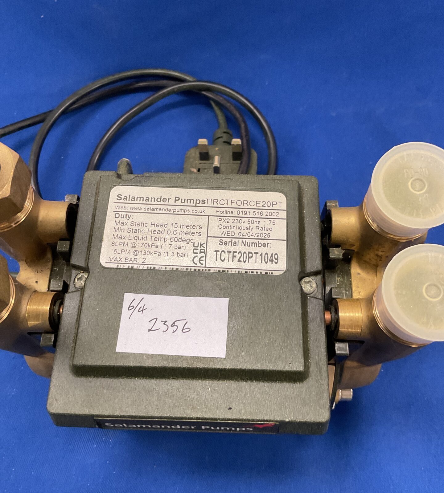 Salamander pumps shower pump - Image 2