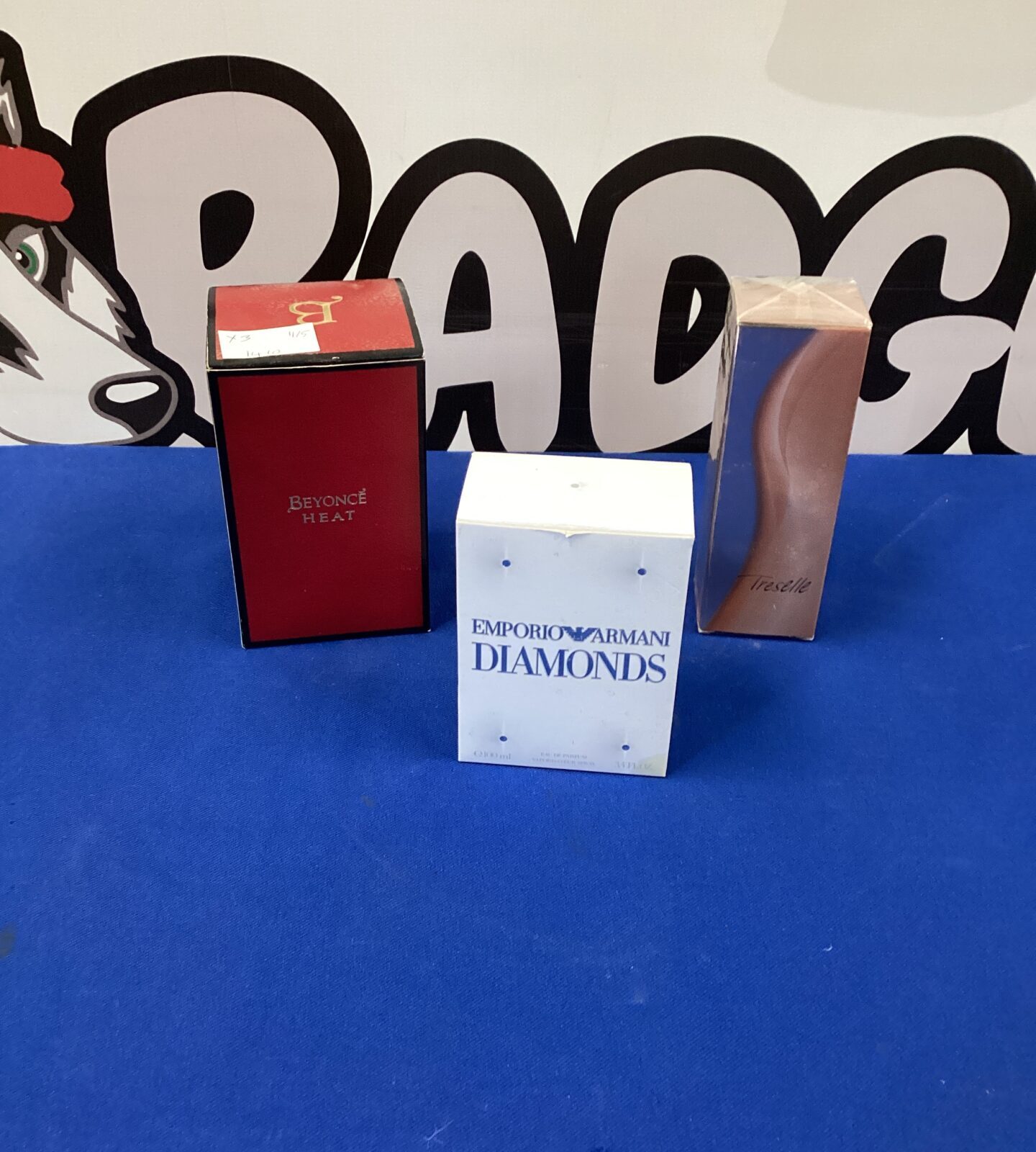 Three bottles of perfume inc Beyonce