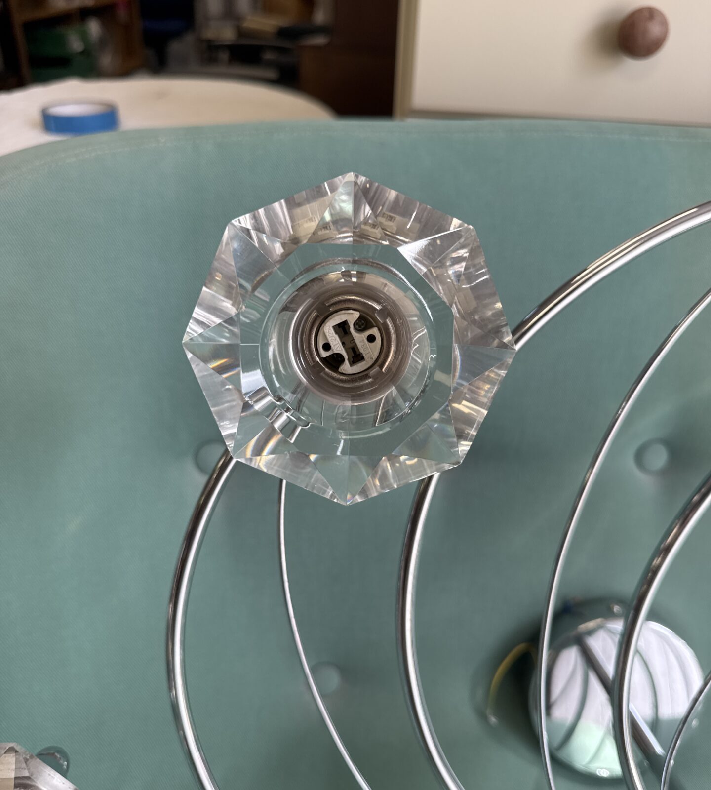 Two dar lighting spiral ceiling lights 28” diameter - need bulbs - Image 2
