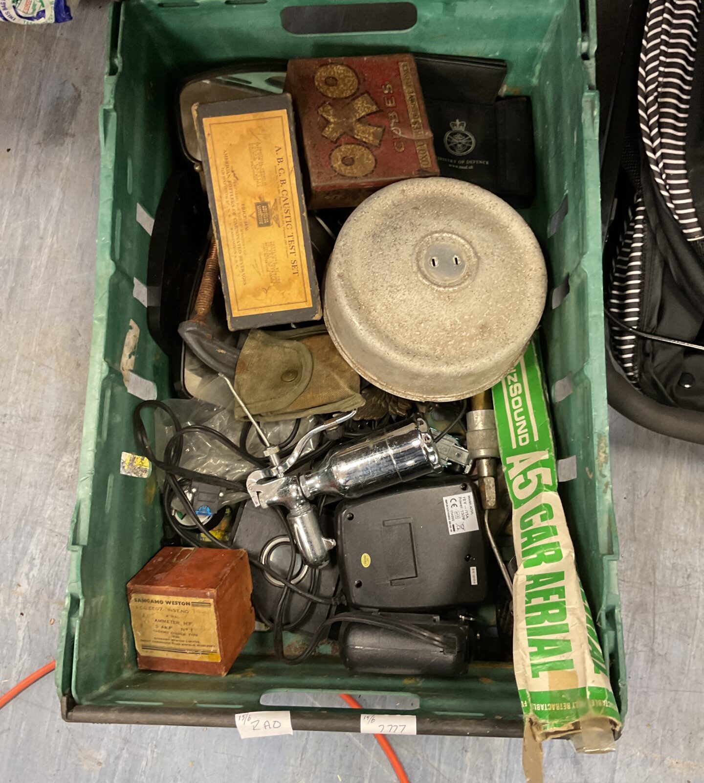 crate mixed inc military and sparklets gun