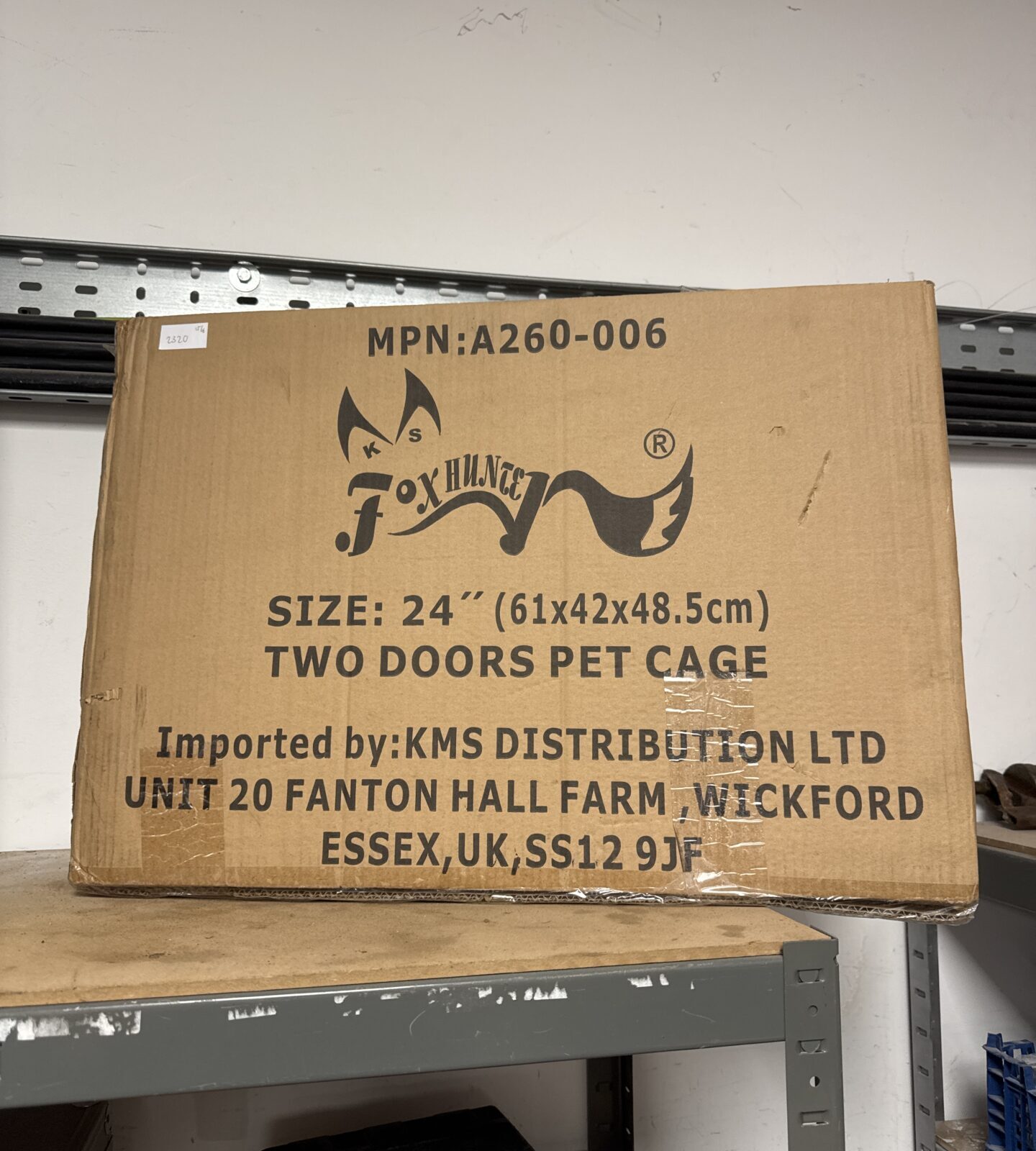 Kms foxhunter 24” two doors pet cage
