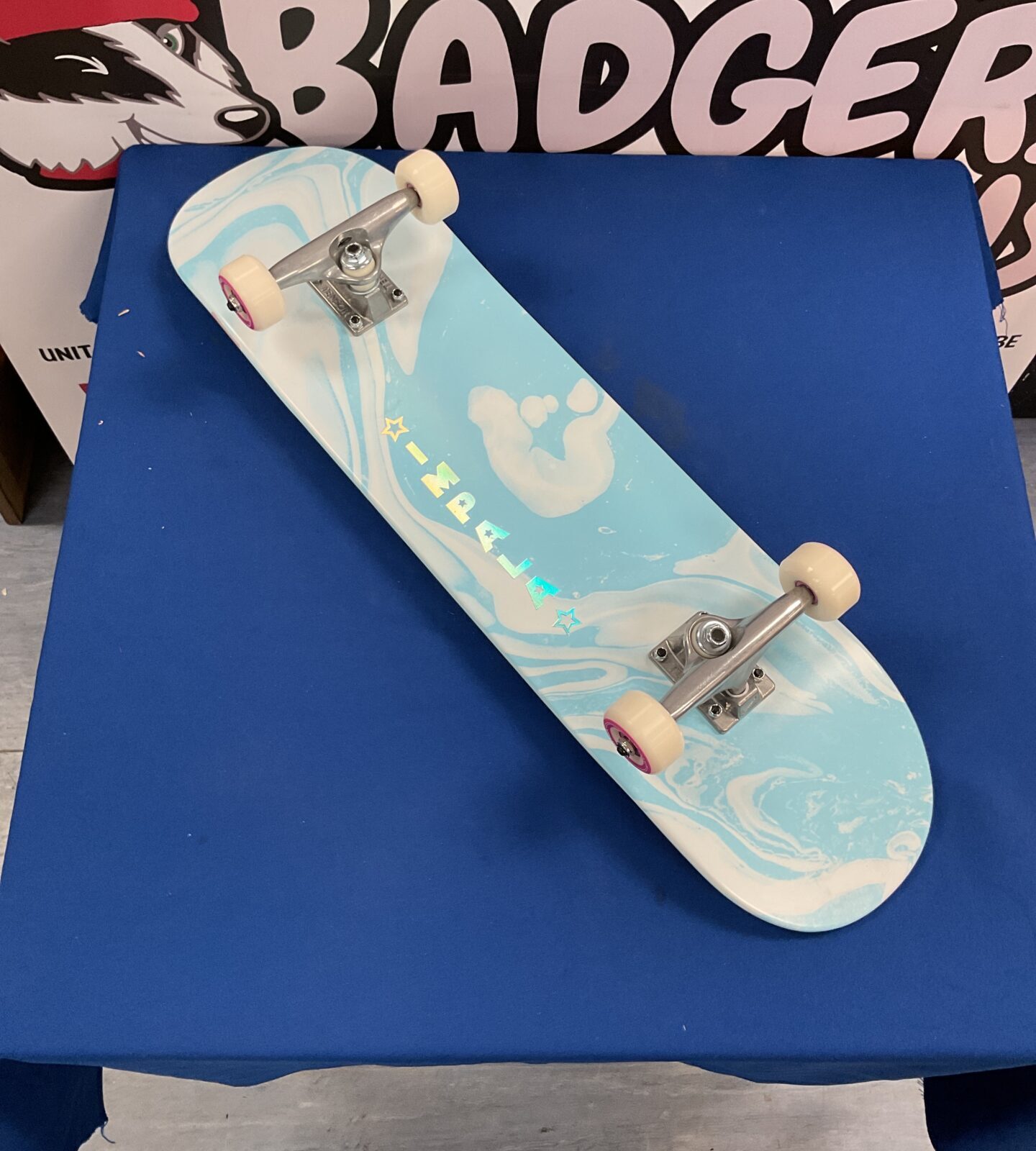 New impala cosmos skateboard with tensor trucks