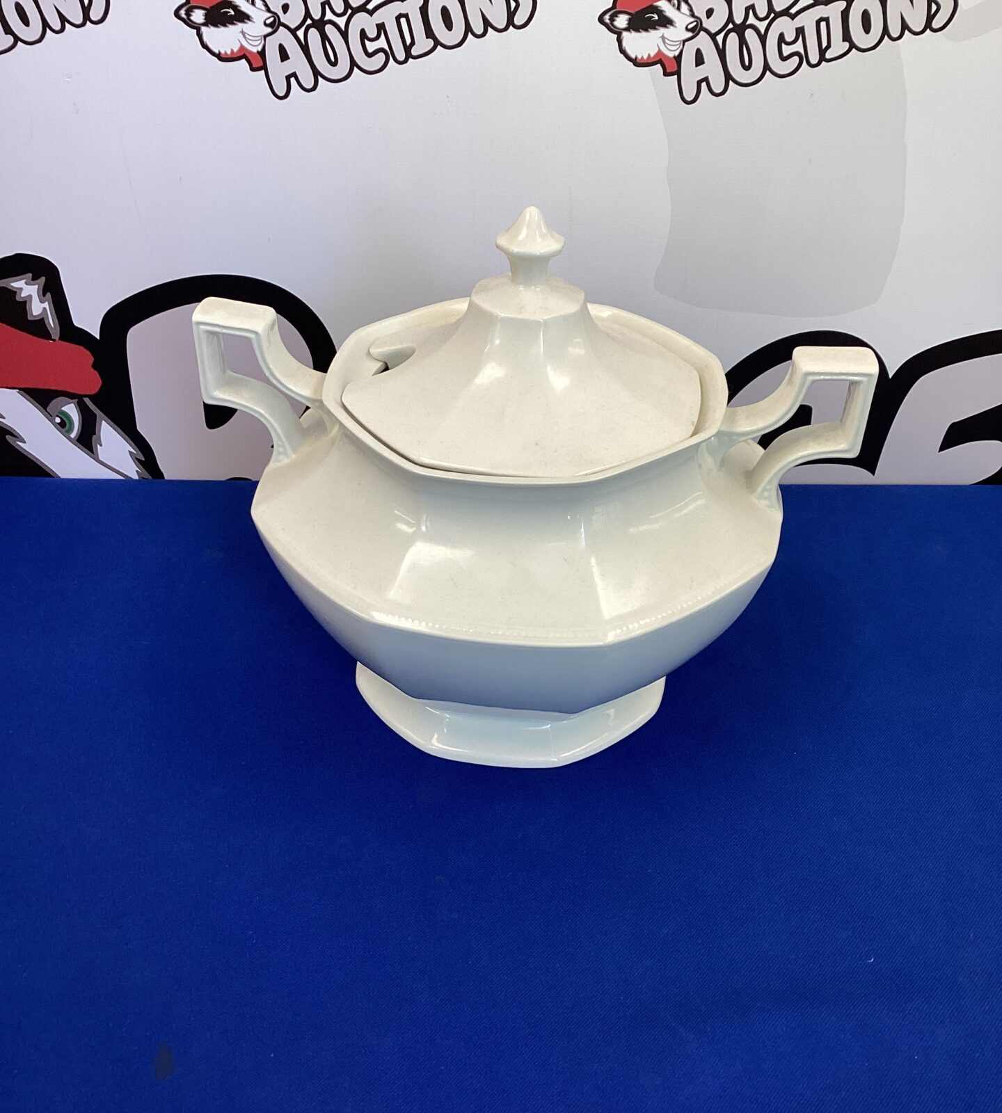 White Porcelain Soup Terrine