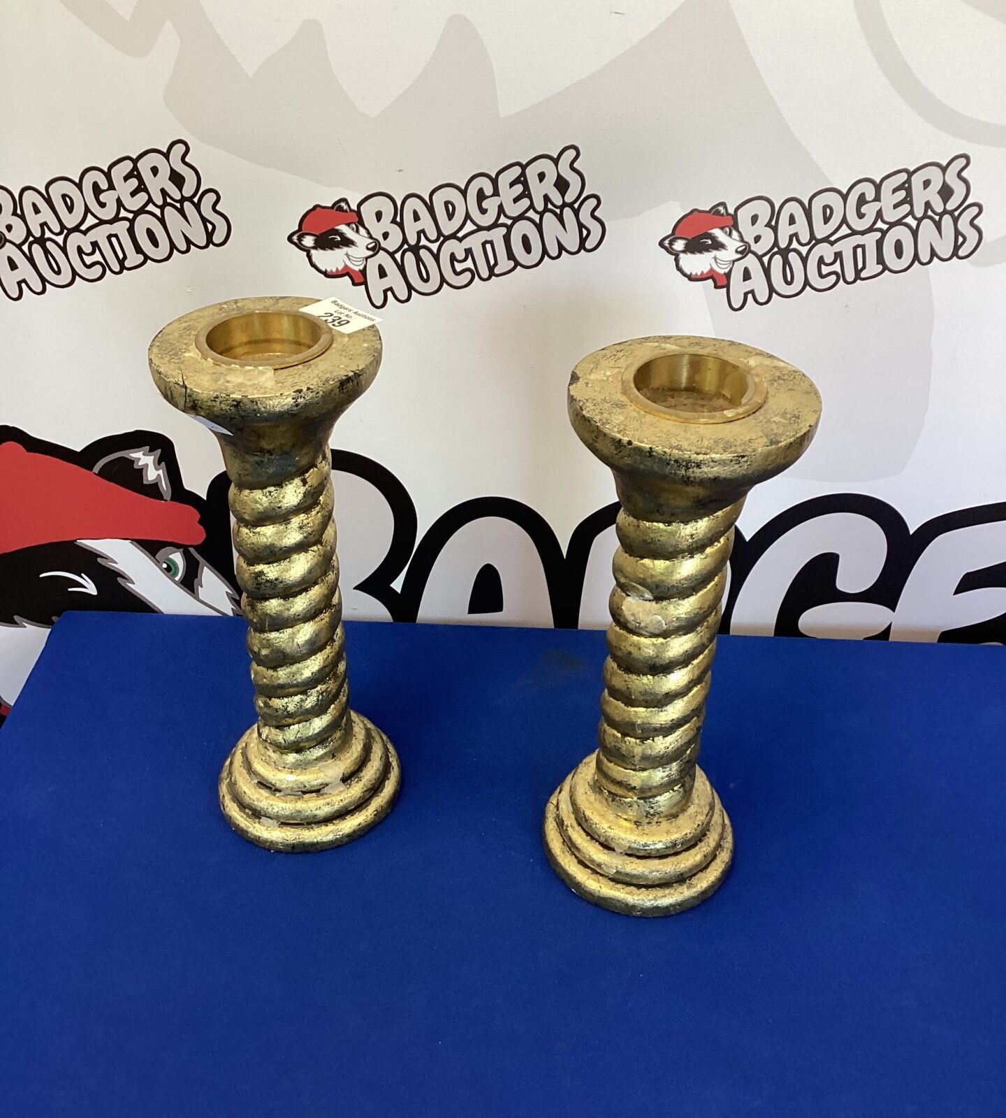 Two Decorative Candle holders