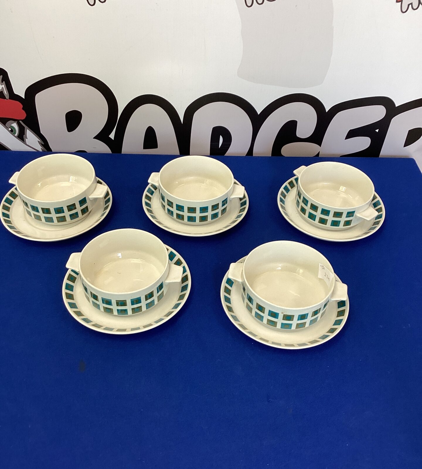 Staffordshire Stylecraft Midwinter Soup Bowls