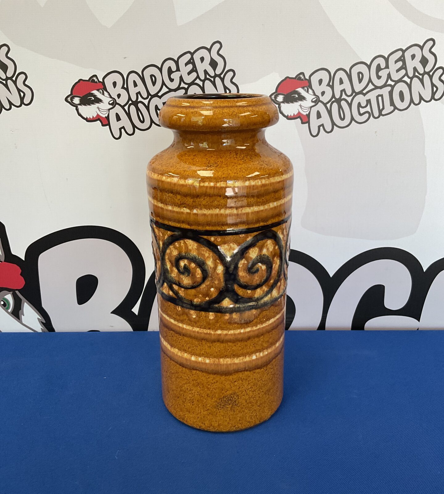 Vintage west german vase 12” tall