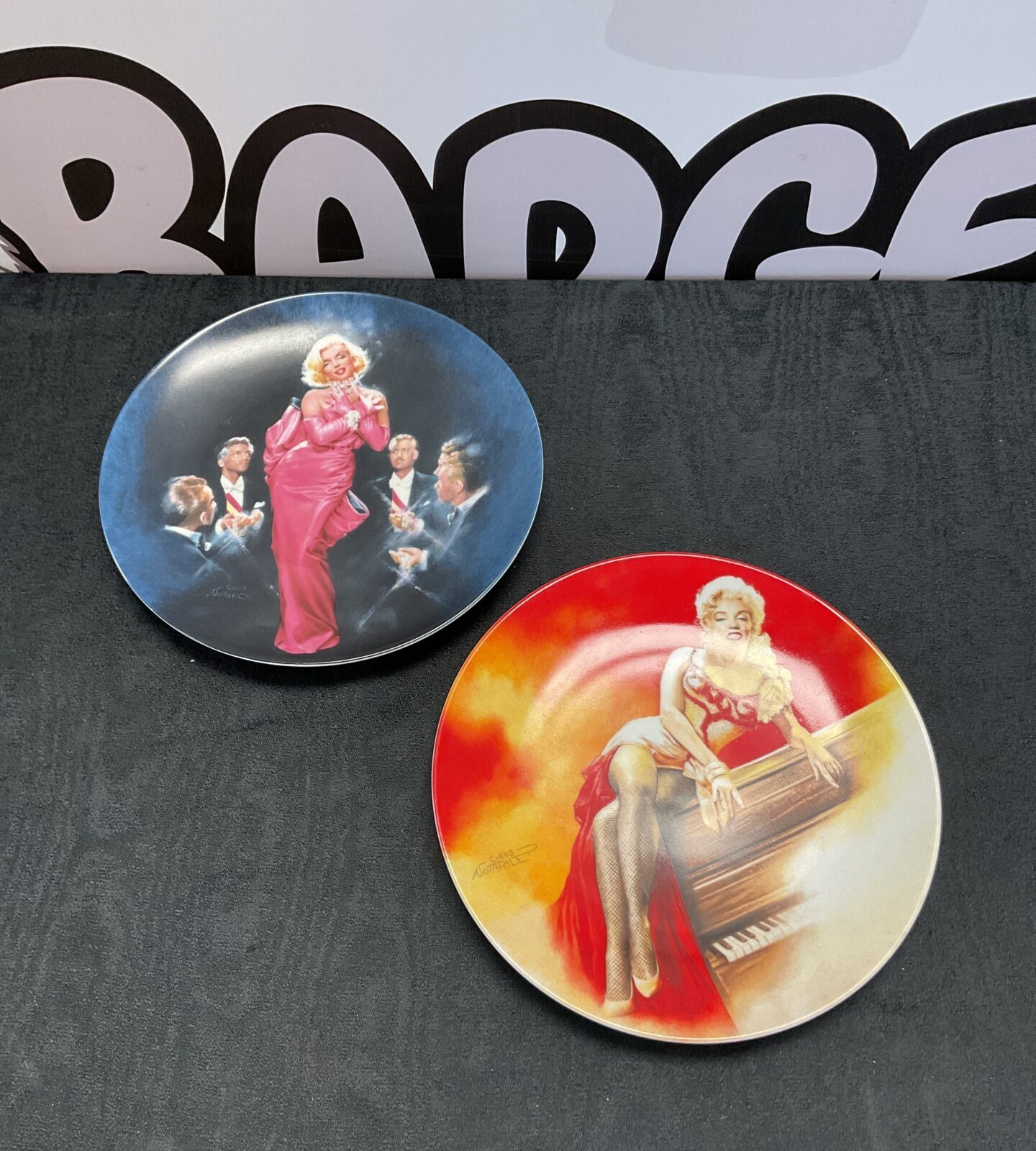 Two delphi chris notarile marilyn monroe limited edition plates
