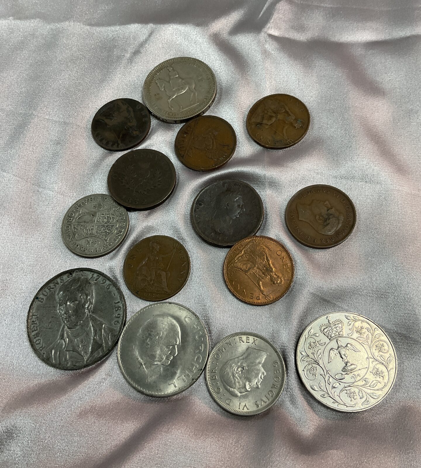 Small box mixed coins