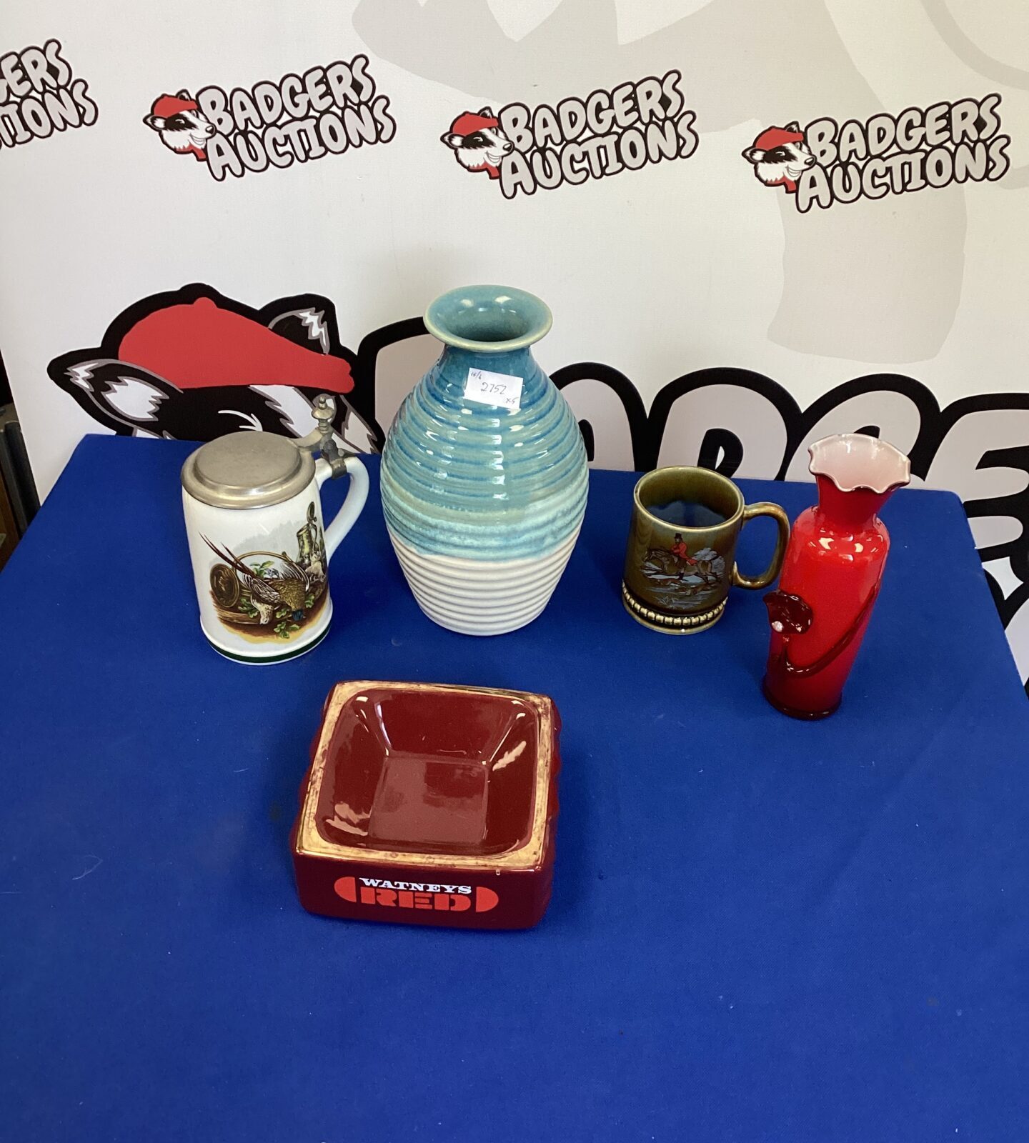 Selection of Porcelain items inc wade ash tray