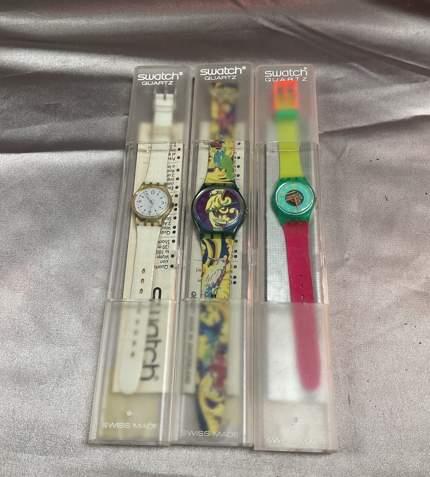 Three swatch watches untested