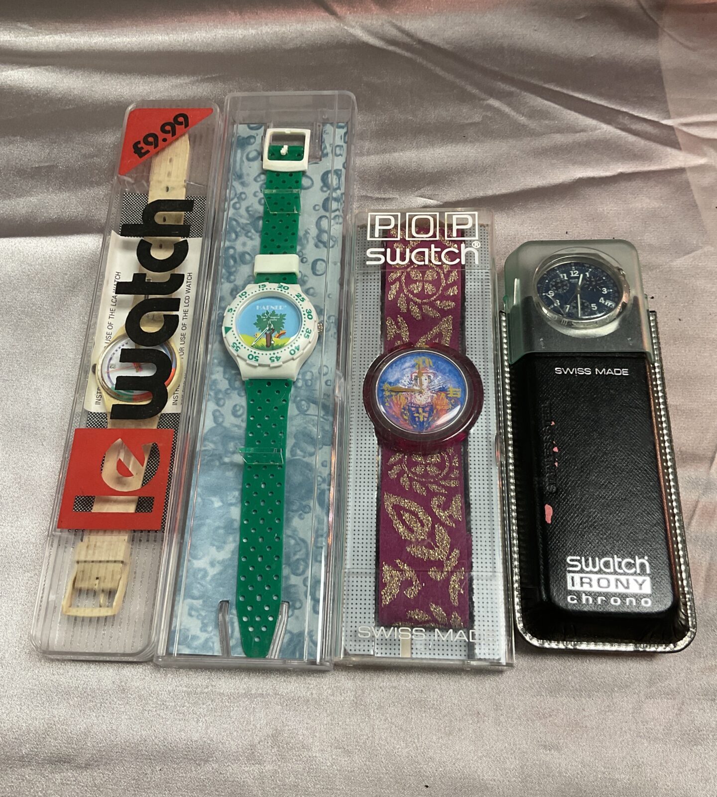 Four swatch watches untested