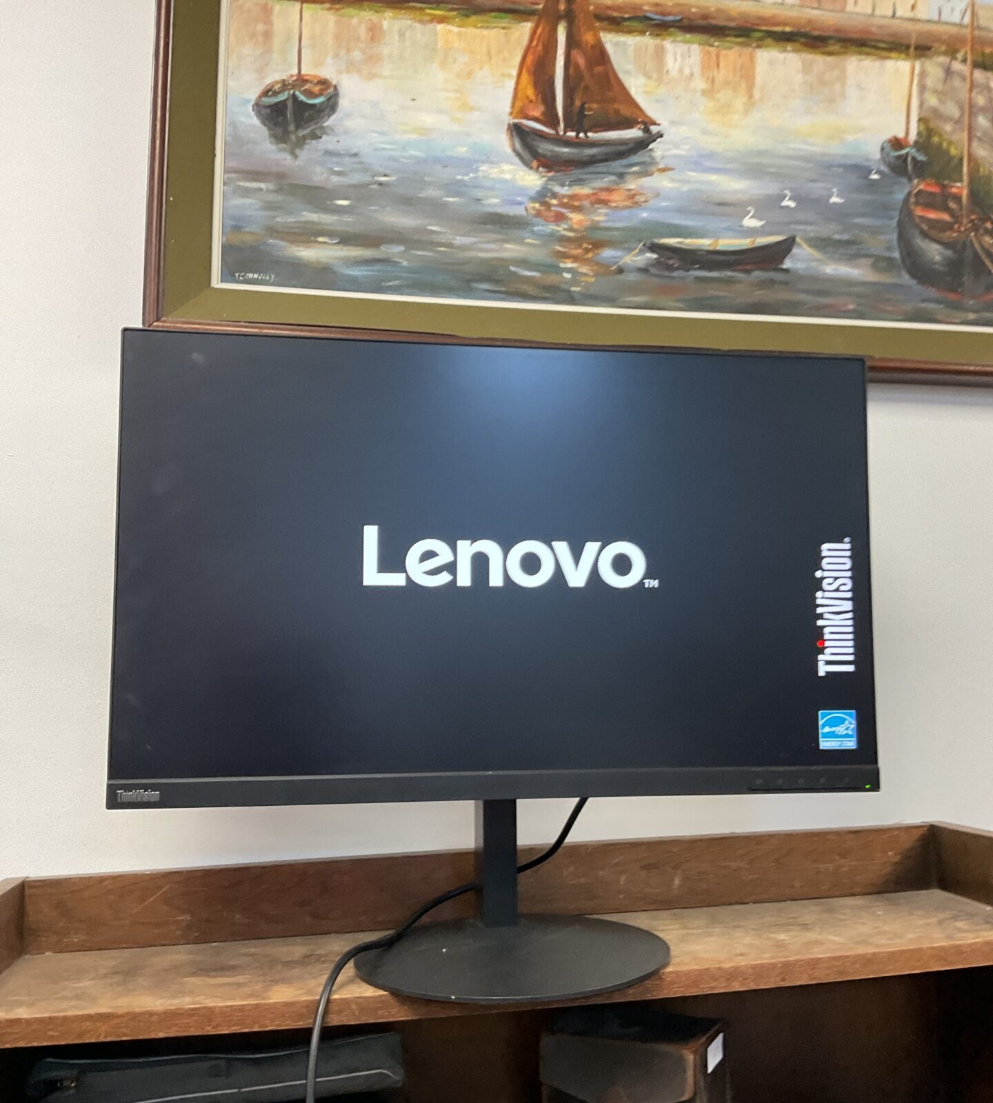 Lenovo thinkvision 28” hdmi led backlight pc monitor (powers on untested further)