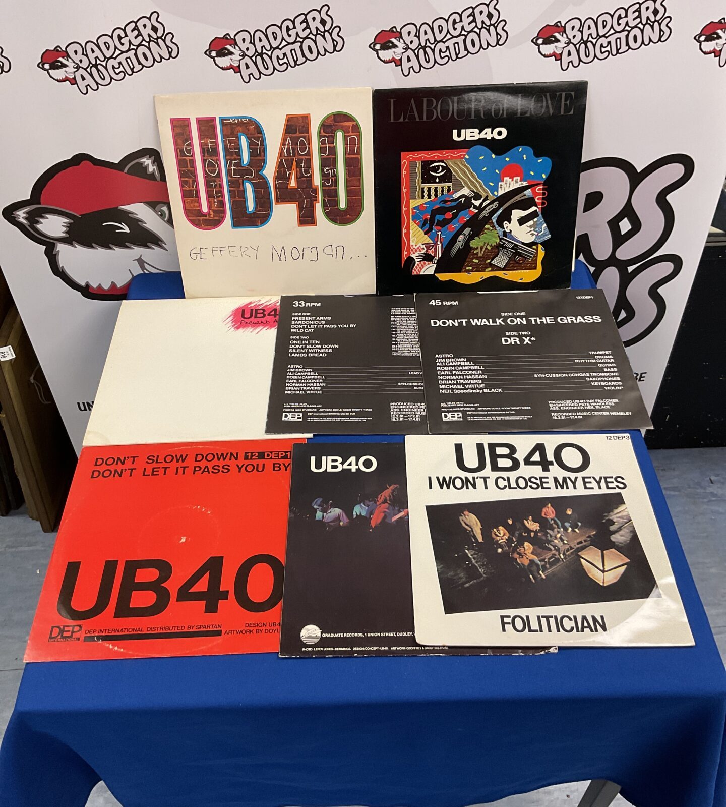 Collection of UB40 12” Singles And albums