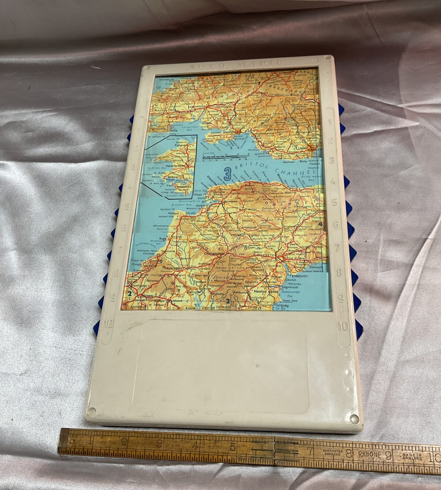 vintage auto mapic 1950 road map of great britain - Image 2