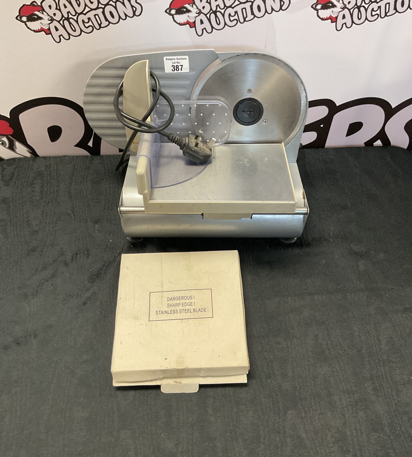 Andrew James Meat Slicer With Extra Blade