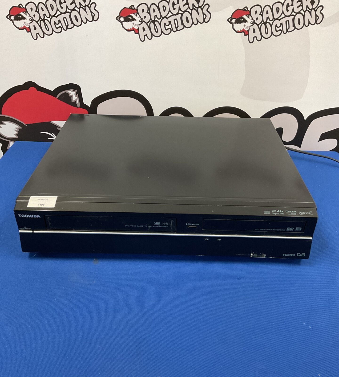 Toshiba dvr19dt dvd vhs recorder
