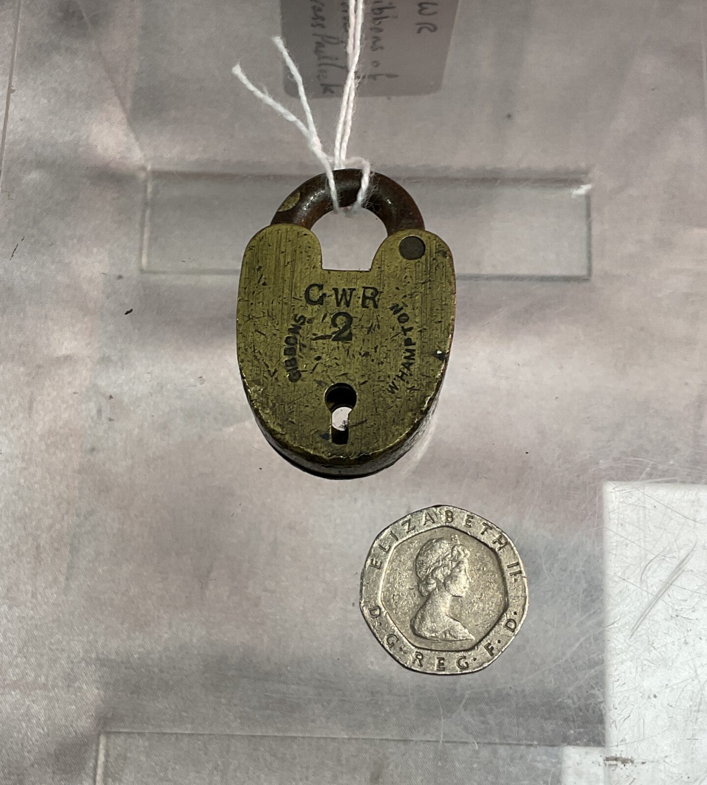GWR Gibbons of Wolverhampton brass padlock
