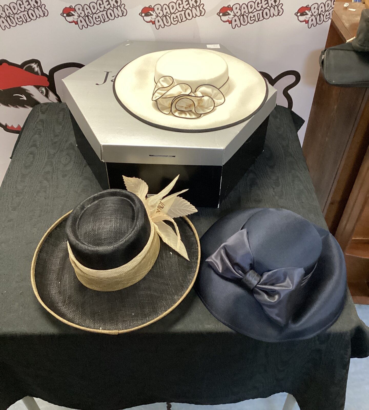 Three ladies designer occasion hats inc jacques vert